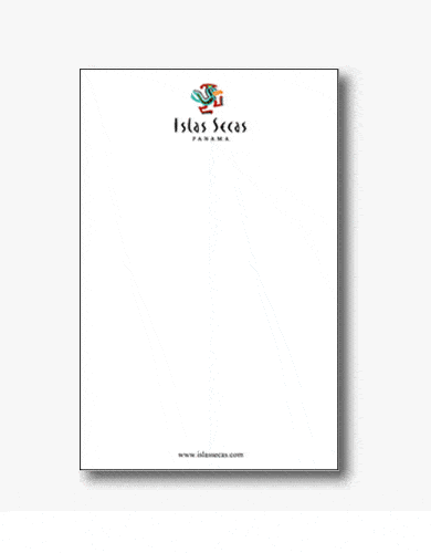 15 Sheets Half Size Personalized Notepads